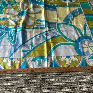 Echo Floral Blue and Green Scarf